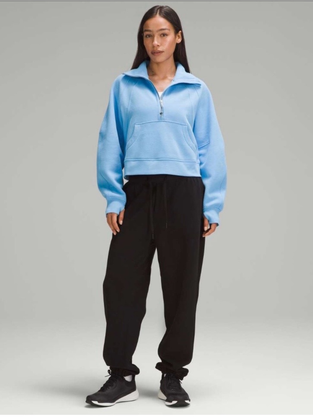 lululemon athletica Scuba Oversized Funnel Neck Aero Blue - Picture 2 of 6